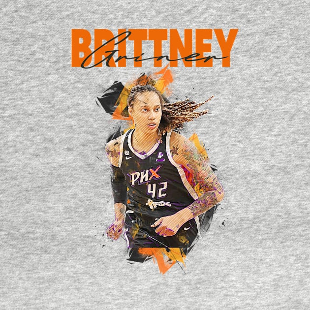 Brittney Griner Art by Stacy Peters Art